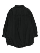 Camicia per bambina Douuod Kids nera con colletto classico - Rubino Kids