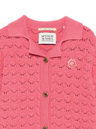 Camicia per bambina Scotch & Soda Kids rosa in maglia - Rubino Kids