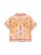 Camicia per bambina ZIMMERMANN Kids Wylie multicolore con stampa grafica all - over - Rubino Kids