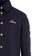 Camicia per bambino Amiri Kids nera con applicazione ossa - Rubino Kids