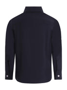 Camicia per bambino Amiri Kids nera con applicazione ossa - Rubino Kids