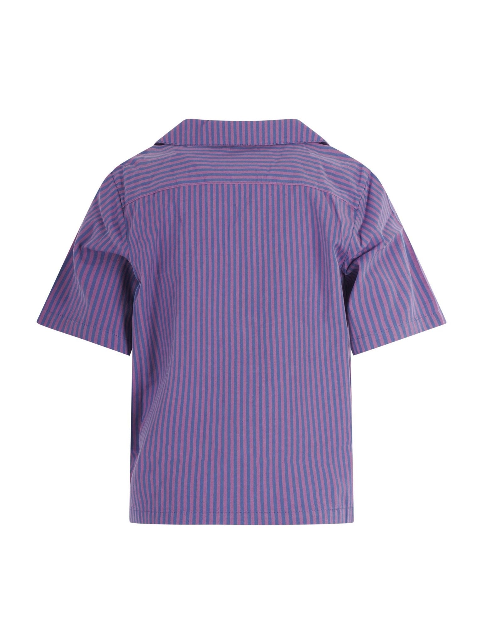 Camicia per bambino Bonpoint viola a righe - Rubino Kids