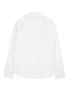 Camicia per bambino BOSS Kids bianca con chiusura con zip - Rubino Kids