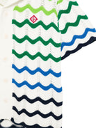 Camicia per bambino Casablanca Kids multicolor con design onde sfumate - Rubino Kids