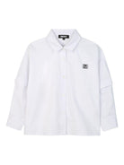 Camicia per bambino Dkny Kids bianca con maniche rimovibili - Rubino Kids