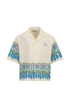 Camicia per bambino Etro Kids beige con motivo paisley - Rubino Kids