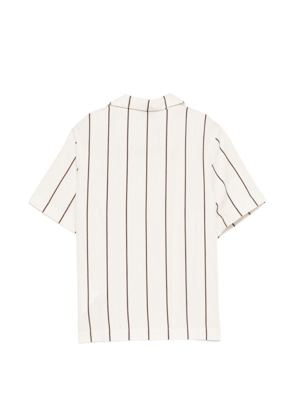 Camicia per bambino Fay Kids beige con design a righe - Rubino Kids