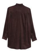 Camicia per donna ALYSI marrone con colletto classico - Rubino Kids