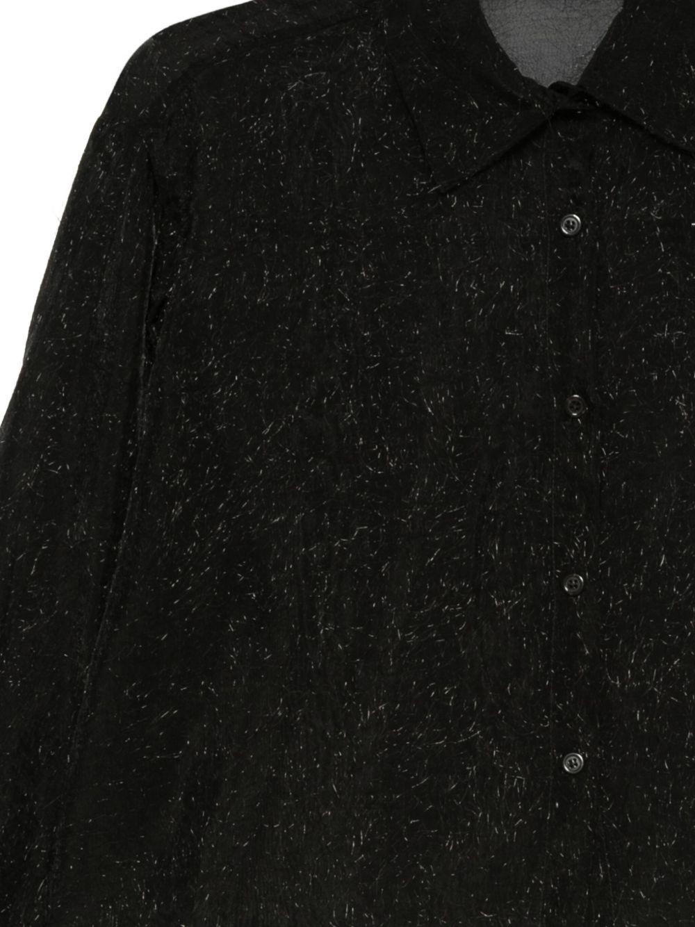 Camicia per donna Alysi nera con glitter - Rubino Kids