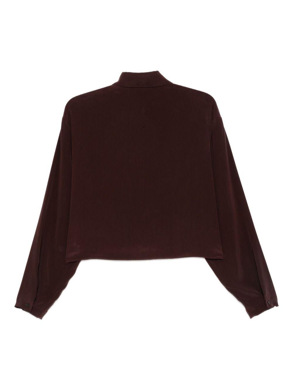Camicia per donna Alysi rossa con chiusura a bottoni - Rubino Kids