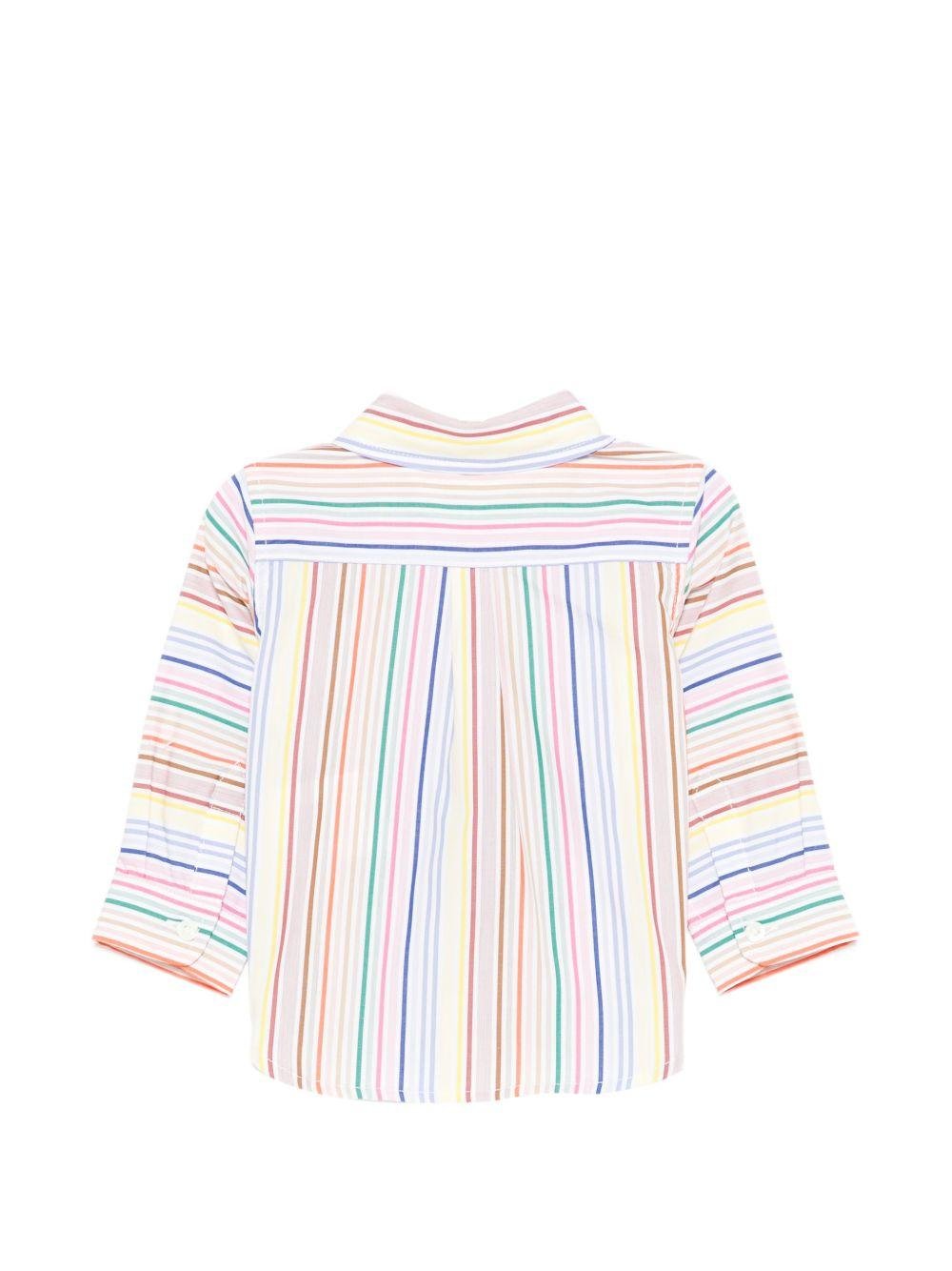 Camicia per neonato Etro Kids multicolor con design a righe - Rubino Kids