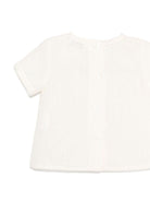 Camicia per neonato JESURUM BABY Leonardo bianco con dettaglio traforato - Rubino Kids