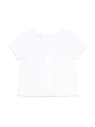 Camicia per neonato JESURUM BABY Leonardo bianco con dettaglio traforato - Rubino Kids