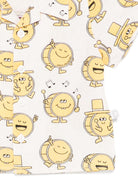 Camicia per neonato Stella McCartney Kids bianca con stampa tamburelli all - over - Rubino Kids