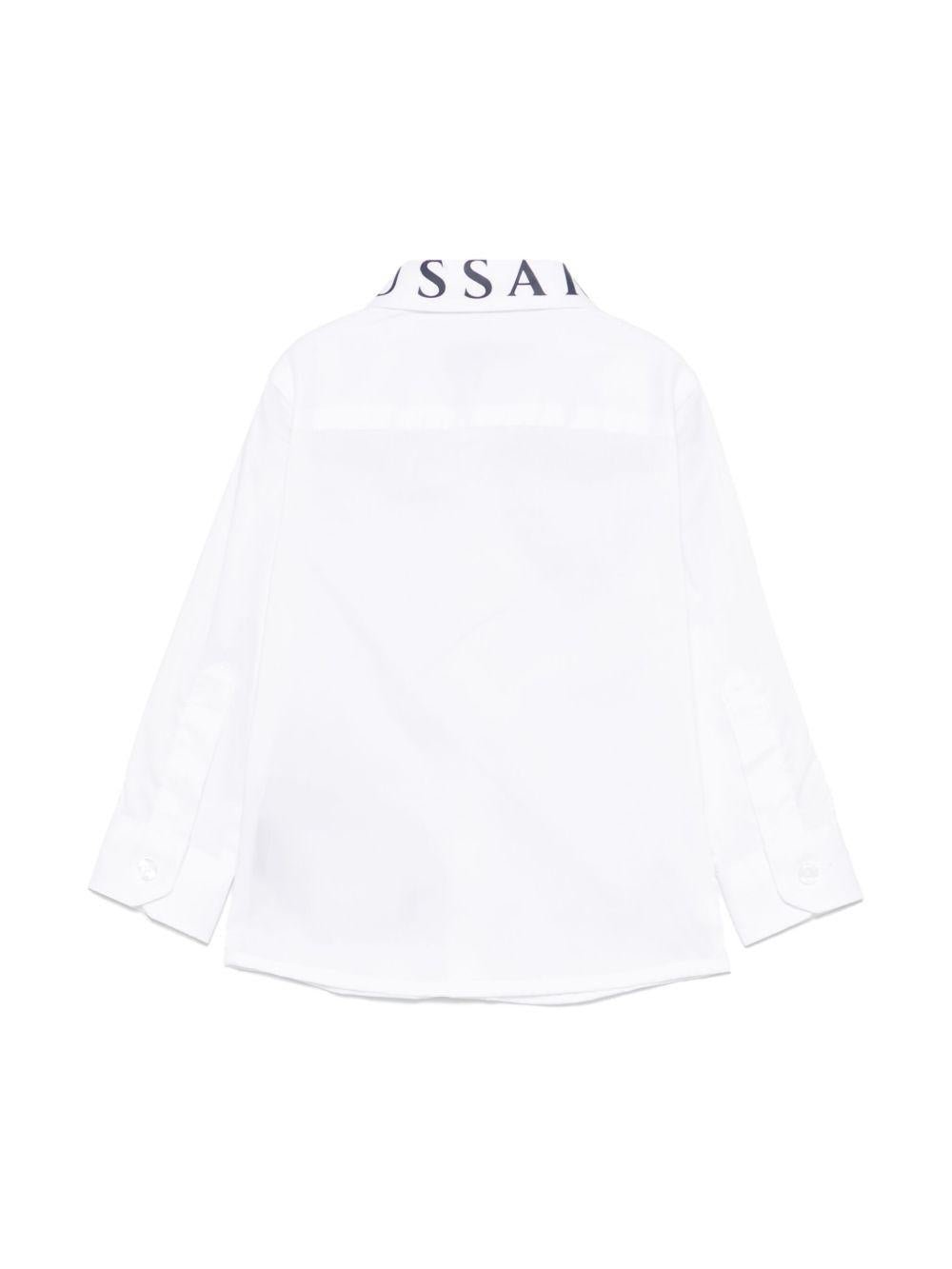 Camicia per neonato TRUSSARDI JUNIOR bianco con stampa - Rubino Kids