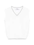 Canotta per neonato Il Gufo bianco in cotone biologico - Rubino Kids