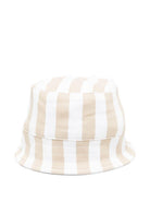 Cappello a pescatore per neonato Boss Kids beige con design a righe - Rubino Kids