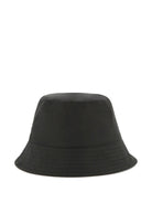 Cappello bucket per bambino BOSS Kids nero con stampa - Rubino Kids