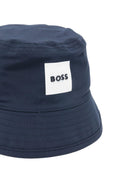 Cappello bucket per neonato BOSS Kids blu reversibile - Rubino Kids