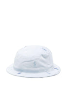 Cappello bucket per neonato Polo Ralph Lauren Kids Polo Pony azzurro con ricamo - Rubino Kids