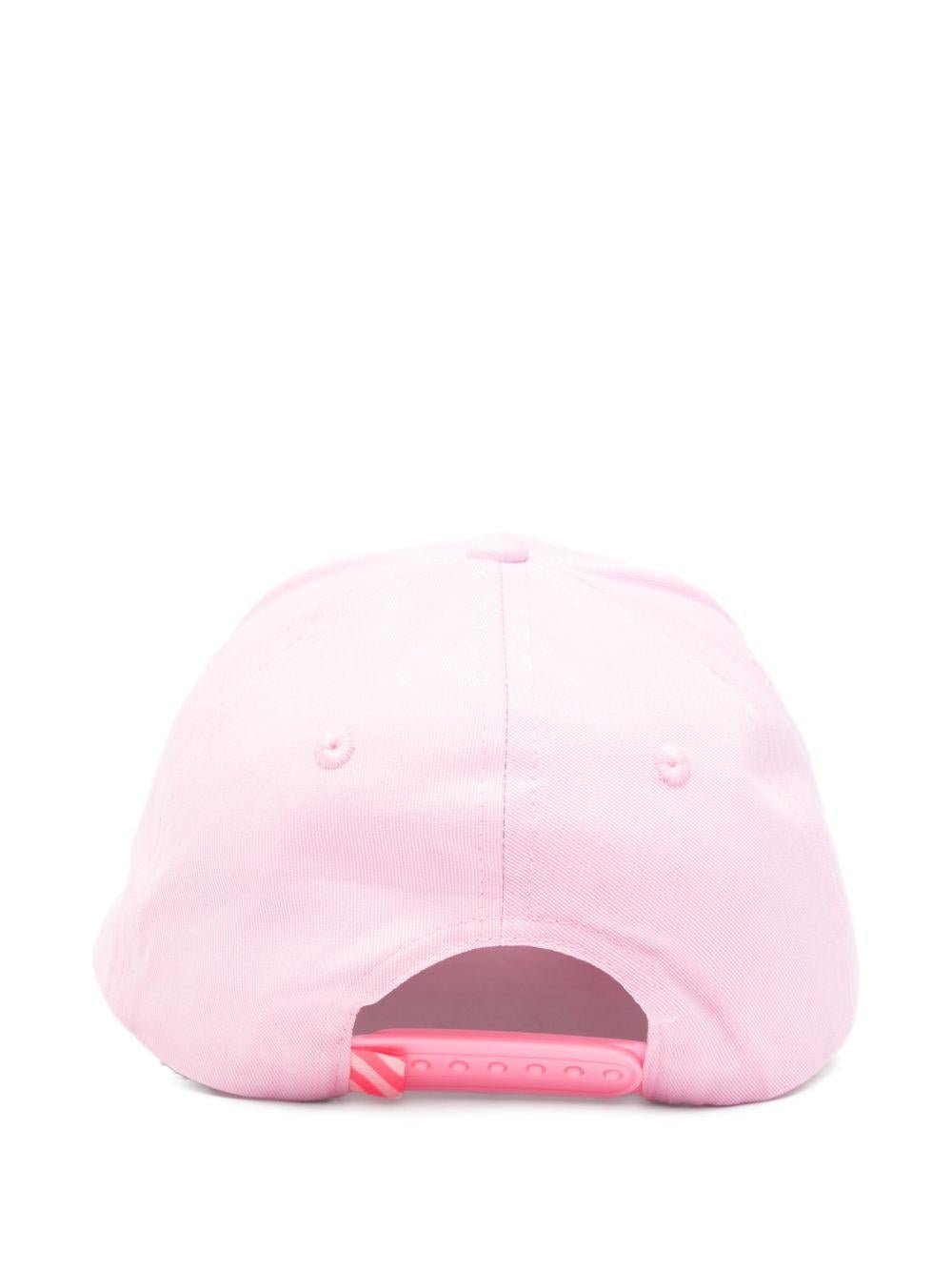 Cappello da baseball per bambina Billieblush rosa con decorazioni applicate - Rubino Kids