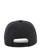 Cappello da baseball per bambina Givenchy Kids nero con logo ricamato - Rubino Kids