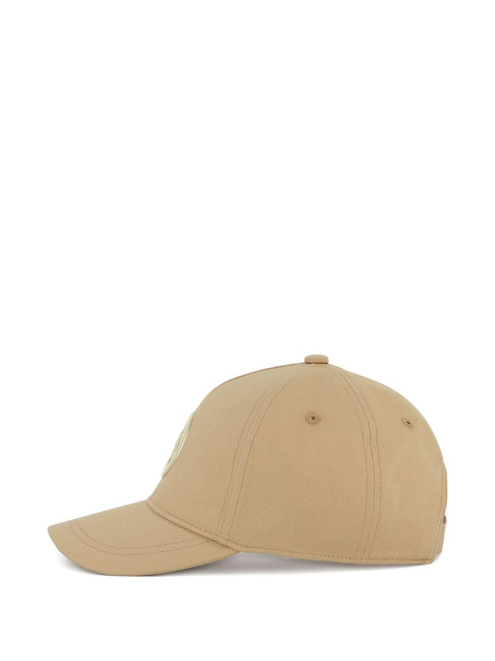 Cappello da baseball per bambina Michael Kors Kids beige con placca logo - Rubino Kids