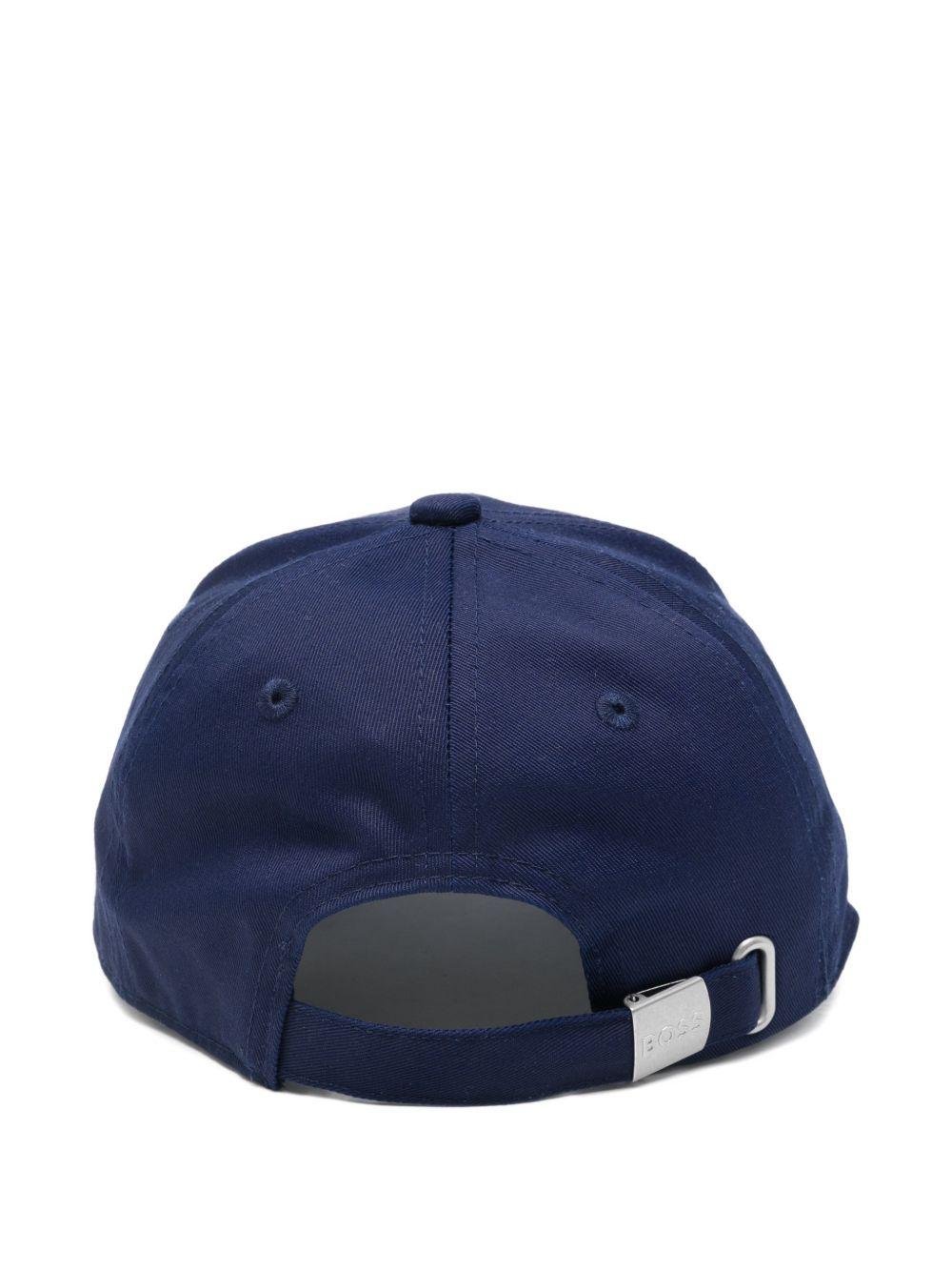 Cappello da baseball per bambino BOSS Kids blu con applicazione logo - Rubino Kids