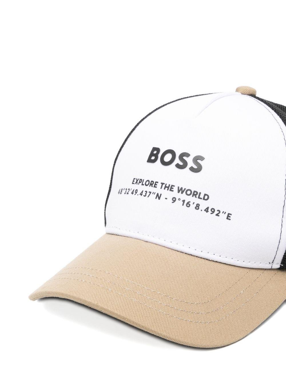 Cappello da baseball per bambino Boss Kids multicolore con logo sul davanti - Rubino Kids