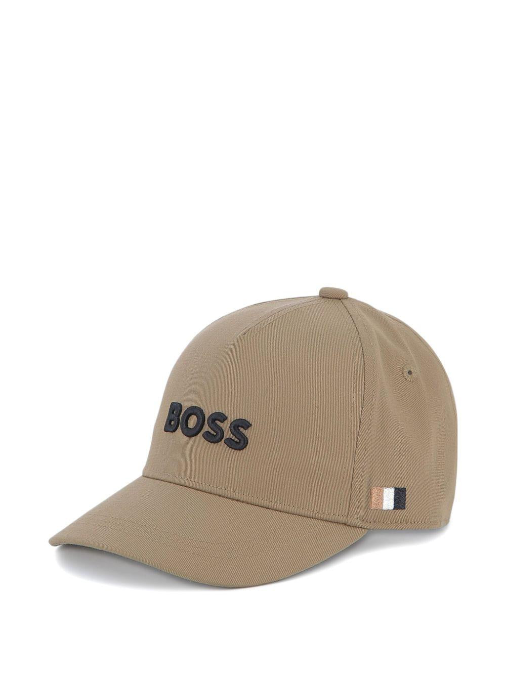 Cappello da baseball per bambino BOSS Kidswear beige con ricamo - Rubino Kids