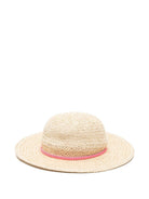 Cappello per bambina Billieblush beige con decorazione con paillettes - Rubino Kids