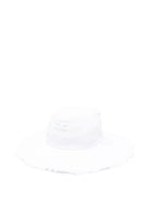 Cappello per bambina Elisabetta Franchi La Mia Bambina bianco con dettaglio logo - Rubino Kids