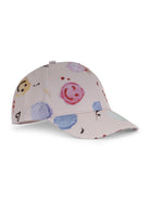 Cappello per bambina Molo rosa con stampa all - over - Rubino Kids