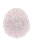 Cappello per bambina Monnalisa rosa modello bucket a pois - Rubino Kids