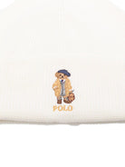 Cappello per bambina Polo Ralph Lauren Kids bianco con logo ricamato - Rubino Kids