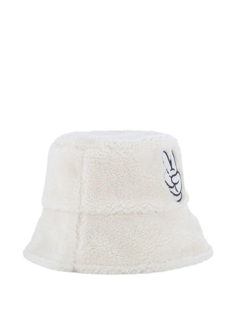 Cappello per bambini Marc Jacobs Kids x Disney Mickey Mouse bianco bucket - Rubino Kids