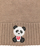 Cappello per bambini MC2 Saint Barth Kids x Trudi beige con ricamo Panda - Rubino Kids