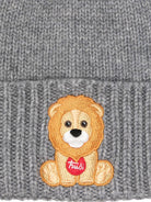 Cappello per bambini MC2 Saint Barth Kids x Trudi grigio con ricamo leone - Rubino Kids