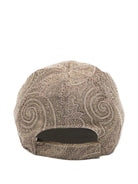Cappello per bambino Etro Kids marrone con stampa Paisley all - over - Rubino Kids