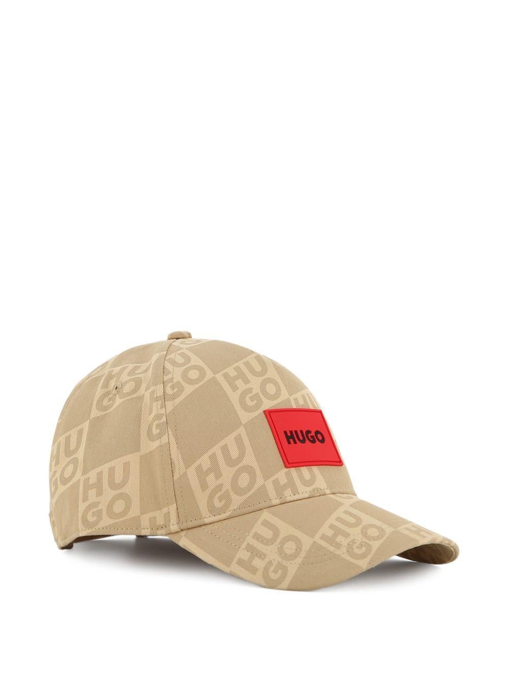 Cappello per bambino Hugo Kids marrone chiaro con cinturino regolabile - Rubino Kids