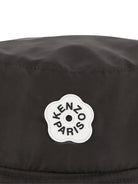 Cappello per bambino Kenzo Kids nero con dettaglio logo - Rubino Kids