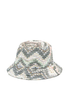 Cappello per bambino Missoni Kids grigio con design a zig - zag - Rubino Kids