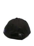 Cappello per bambino Palm Angels Kids nero con stampa logo - Rubino Kids