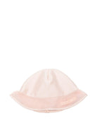 Cappello per neonata Elisabetta Franchi La Mia Bambina rosa chiaro con logo ricamato - Rubino Kids