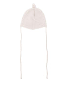 Cappello per neonata Paz Rodríguez beige con dettaglio pompom - Rubino Kids