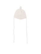 Cappello per neonata Paz Rodríguez beige con dettaglio pompom - Rubino Kids