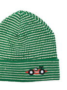Cappello per neonato Bobo Choses verde con ricamo a forma di auto - Rubino Kids