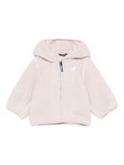Cappotto in pelliccia sintetica per neonati K - Way Kids rosa con cappuccio effetto teddy - Rubino Kids