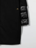Cappotto per bambina Herno Kids nero con design imbottito - Rubino Kids