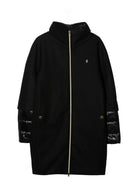 Cappotto per bambina Herno Kids nero con design imbottito - Rubino Kids